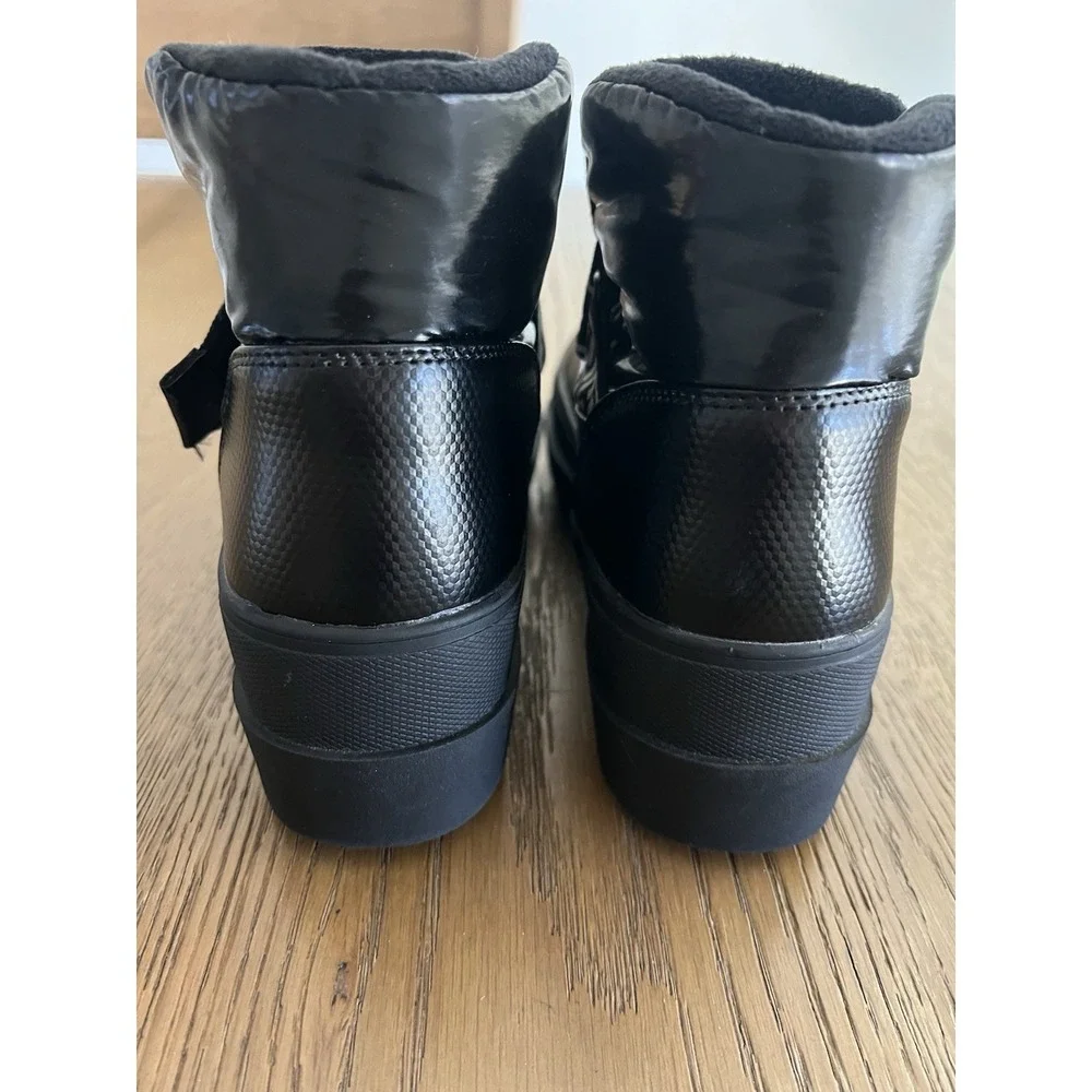 Juicy Couture Veronica Black Winter Platform Puffer Boots Sz  7